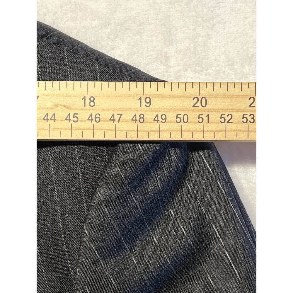 Brooks Brothers Madison 1818 42-44R Gray Stripe Blazer Sport Coat Italian Wool - Picture 11 of 16
